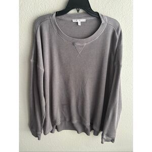 ❤️Seven7 Waffle Knit Long Sleeve Top XL